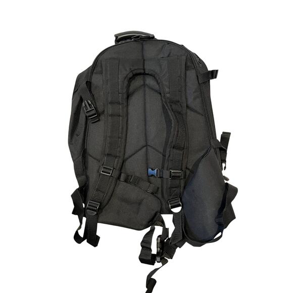 Mercury Black XL Tactical Backpack w Hip Flaps - Picture 2 of 6